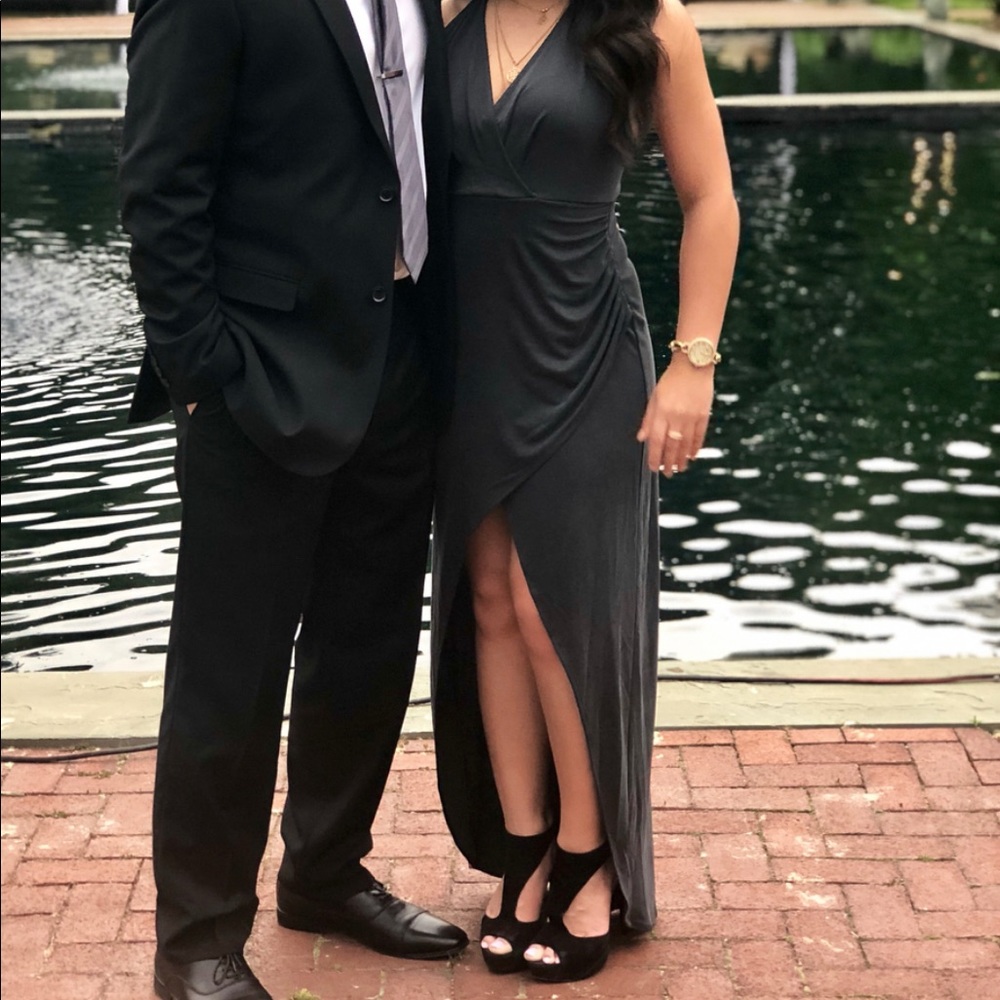 🍾GRAY WEDDING GUEST MAXI DRESS🍾